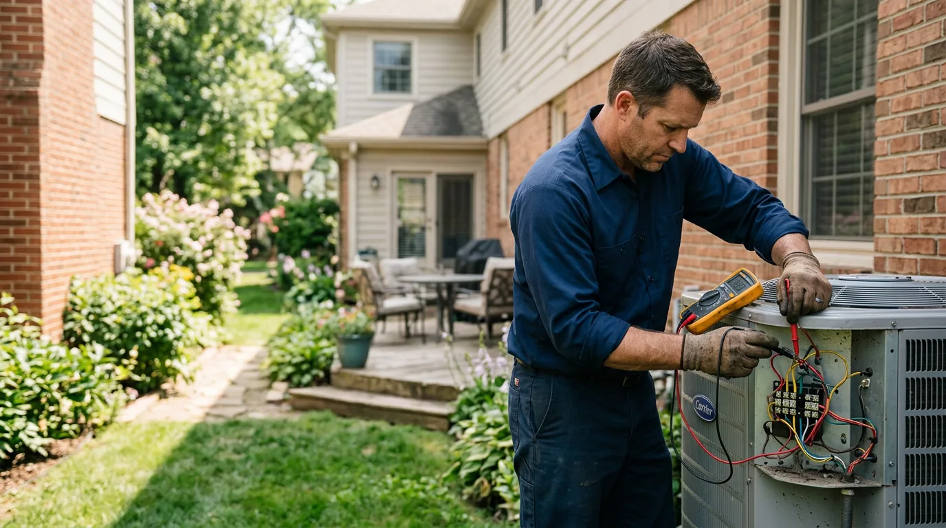 HVAC technician working near Georgetown, SC